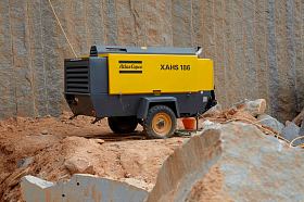 Дизельный компрессор Atlas Copco XAHS 186 DD на шасси — фото 5