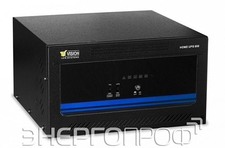 Источник бесперебойного питания Vision MHOME1000 с батарейным блоком