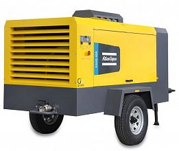 Дизельный компрессор Atlas Copco XAHS 400 PACE 10,3 на шасси — фото 2