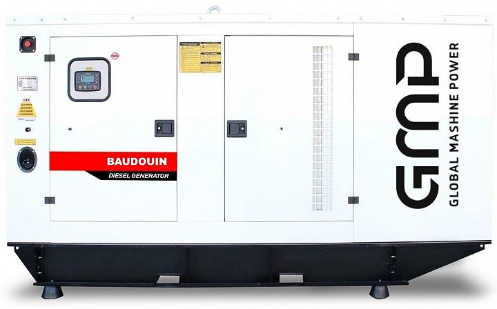 Дизельный генератор Baudouin GMP 220BM в кожухе