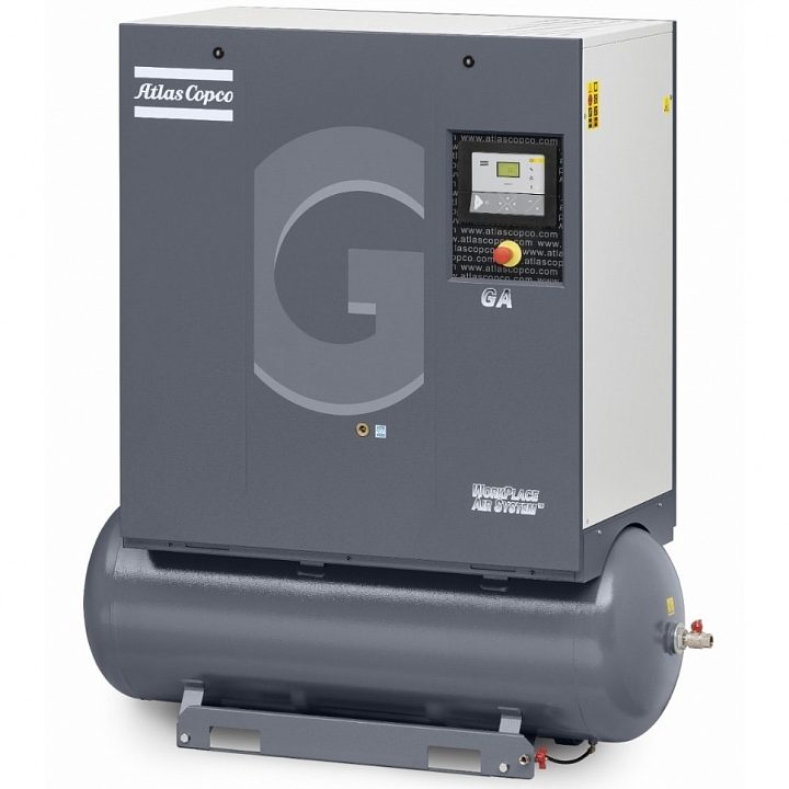 Винтовой компрессор Atlas Copco GA 11 7,5 с ресивером