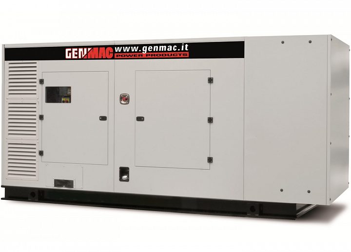 Дизельный генератор Genmac G450IS в кожухе