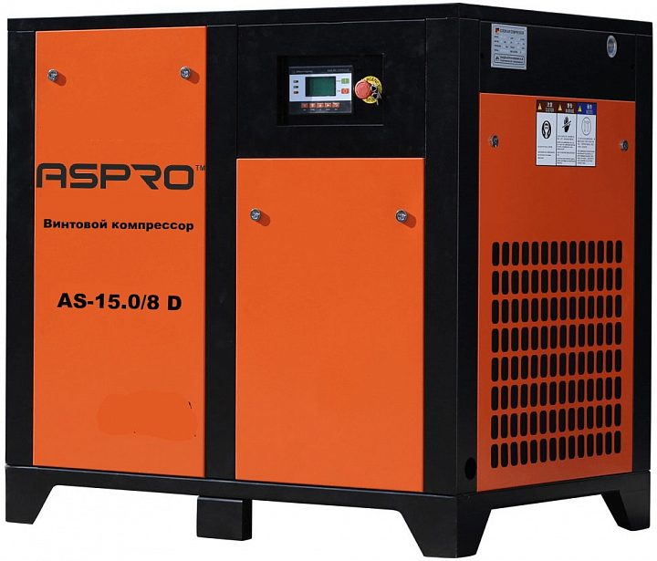 Винтовой компрессор ASair (ASpro) AS-15.0/8-D