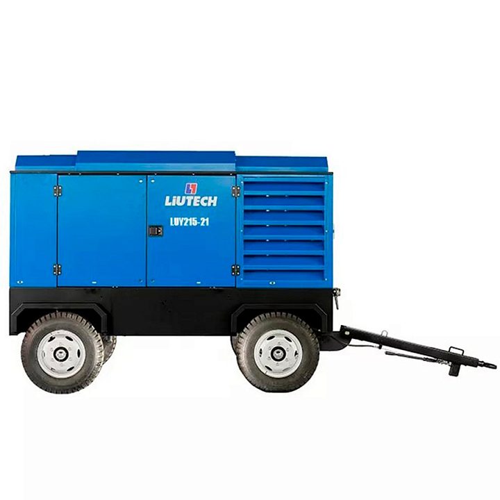 Дизельный компрессор LIUTECH LUY215-21 на шасси