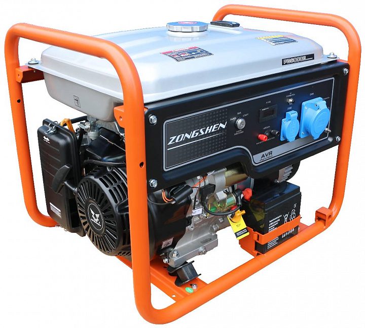 Бензиновый генератор Zongshen PB 6000 E с АВР