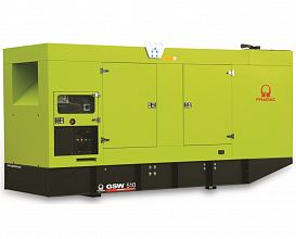 Дизельный генератор Pramac GSW 510 V в кожухе — фото 1