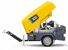 Дизельный компрессор Atlas Copco XAS 88 KD на шасси — фото 4