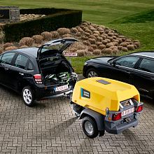 Дизельный компрессор Atlas Copco XAS 78 на шасси — фото 5