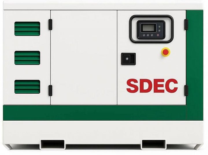Дизельный генератор SDEC GMP 14SD в кожухе
