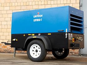 Дизельный компрессор LIUTECH LUY050-7 на шасси — фото 6