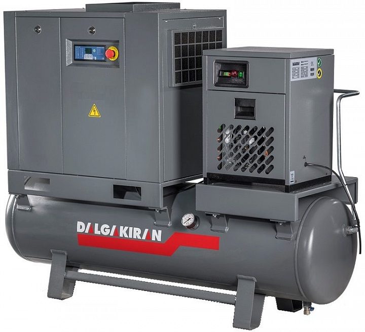 Винтовой компрессор Dalgakiran F 5 10 250 Compact