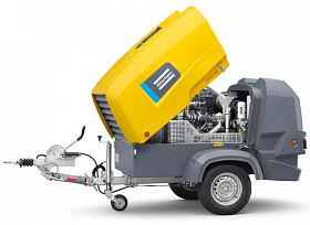 Дизельный компрессор Atlas Copco XAS 138 на шасси — фото 3