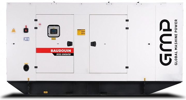 Дизельный генератор Baudouin GMP 550BM в кожухе