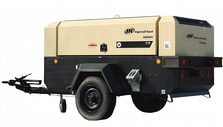 Дизельный компрессор Doosan 7/72
