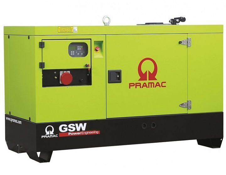 Дизельный генератор Pramac GSW 22 Y  AUTO в кожухе